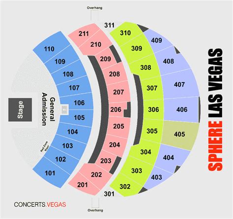 lv sphere arena seating chart.